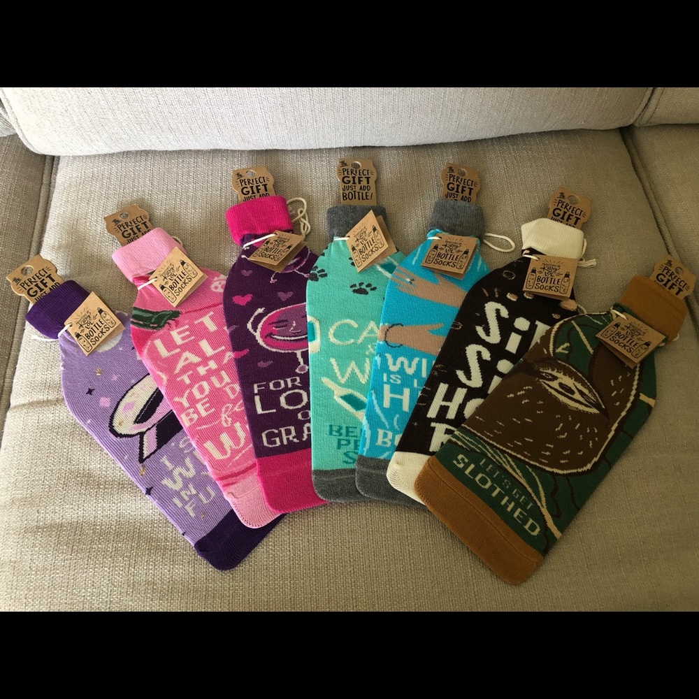 Wine bottle socks